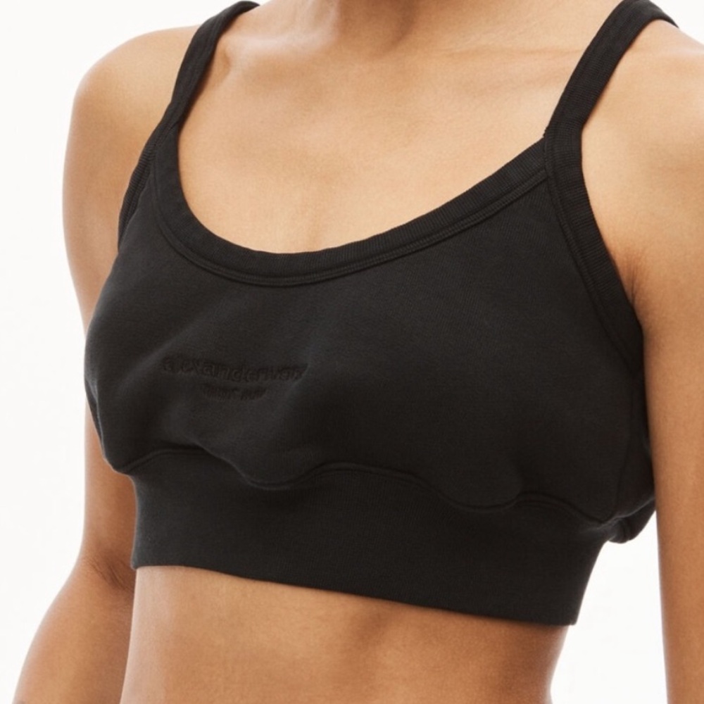 Alexander Wang Black Crop Top Size M
